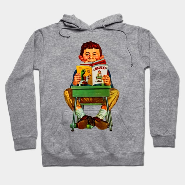 Mad Magazine Book Hoodie by Hollyboy 